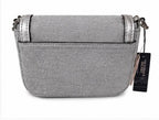 NWT Victoria's Secret Silver Glitter Crossbody Chain Bag Mini Purse