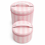 Victoria’s Secret Pink Stripe Cosmetic Case Set
