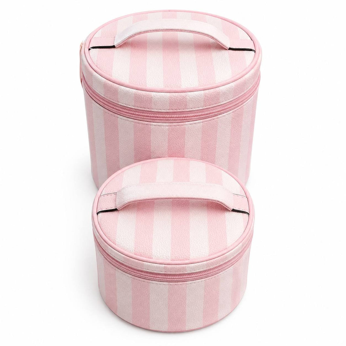 Victoria’s Secret Pink Stripe Cosmetic Case Set
