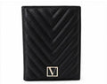 Victoria’s Secret Black Quilted Passport Holder Travel Wallet Case NWT