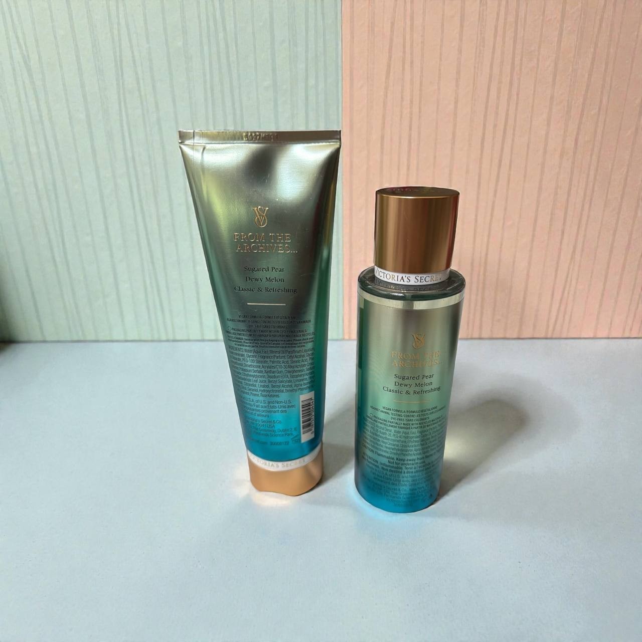 Victoria’s Secret Pear Glace Mist & Lotion Set Archives Collection New
