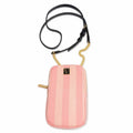 Victoria’s Secret Pink Stripe Crossbody Phone Bag Wallet Card Holder Chain Strap