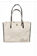 Victoria’s Secret Bride Tote Bag & Floral Pouch Set NWT Ivory Gold