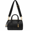 Victoria’s Secret Black Satchel Handbag Gold Hardware Crossbody Strap