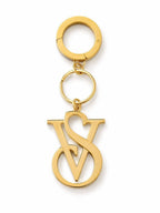 Victoria’s Secret VS Pink Gold Metal Keychain Bag Charm New