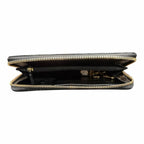 Victoria’s Secret Pink Stripe Zip Around Wallet Clutch NWT Gold Logo