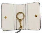 NWT Victoria’s Secret White VS Monogram Card Holder Keychain Wallet