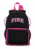 Victoria’s Secret PINK Black Hot Pink Backpack School Travel Bag
