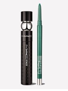 M.A.C Line and Lash Full Size Kit - M·A·C Colour Excess Gel Pencil Eye Liner (Pool Shark) and M·A·CStack Mascara Mega Brush.