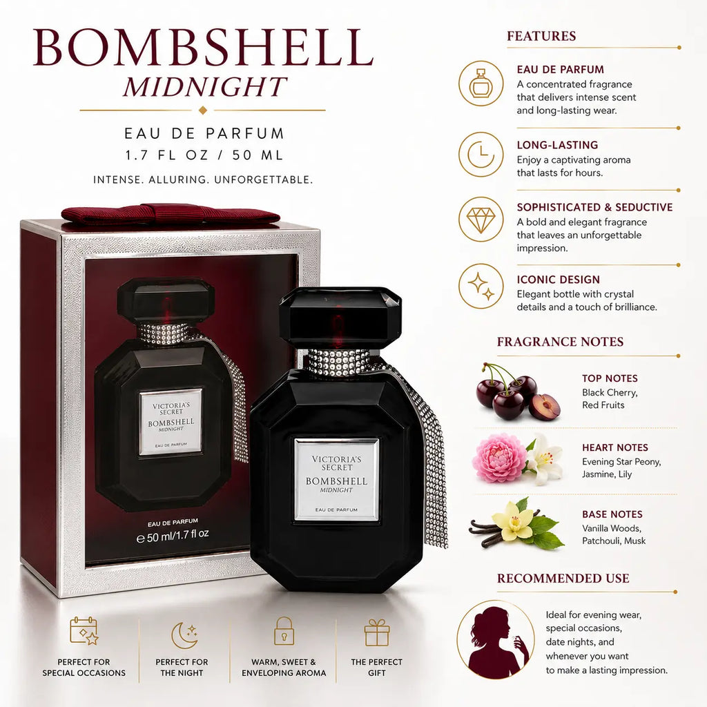 Bombshell Midnight Eau de Parfum 1.7 fl oz / 50 mL Gift Box Set