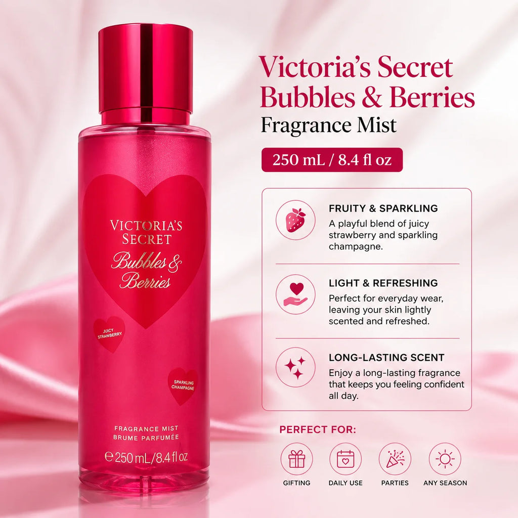 Bubbles & Berries Fragrance Mist 8.4 fl oz Valentine’s Day Collection