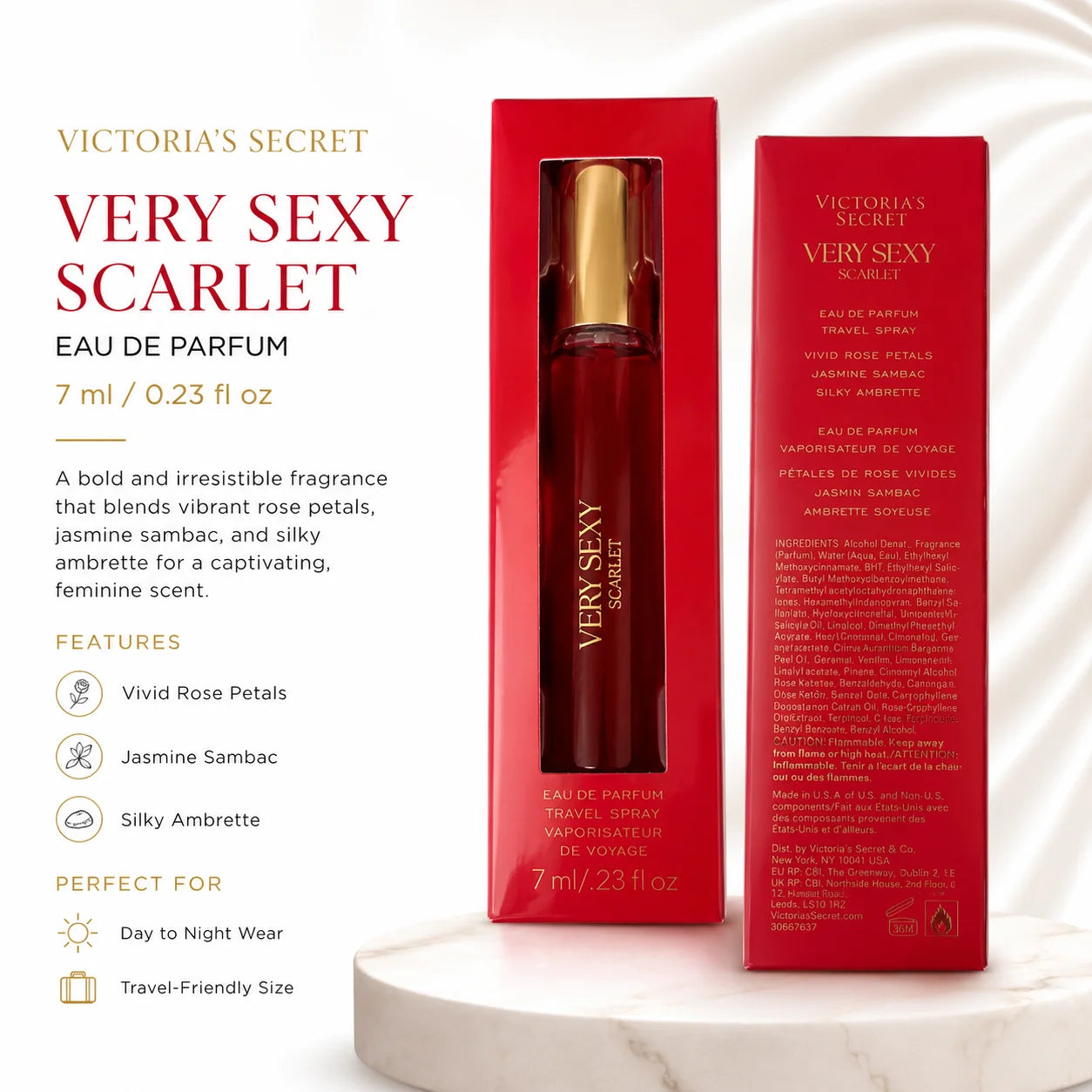 Very Sexy Scarlet Eau de Parfum Travel Spray 0.23 fl oz / 7 ml