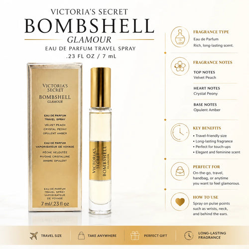 Bombshell Glamour Eau de Parfum Travel Spray 0.23 fl oz / 7 mL