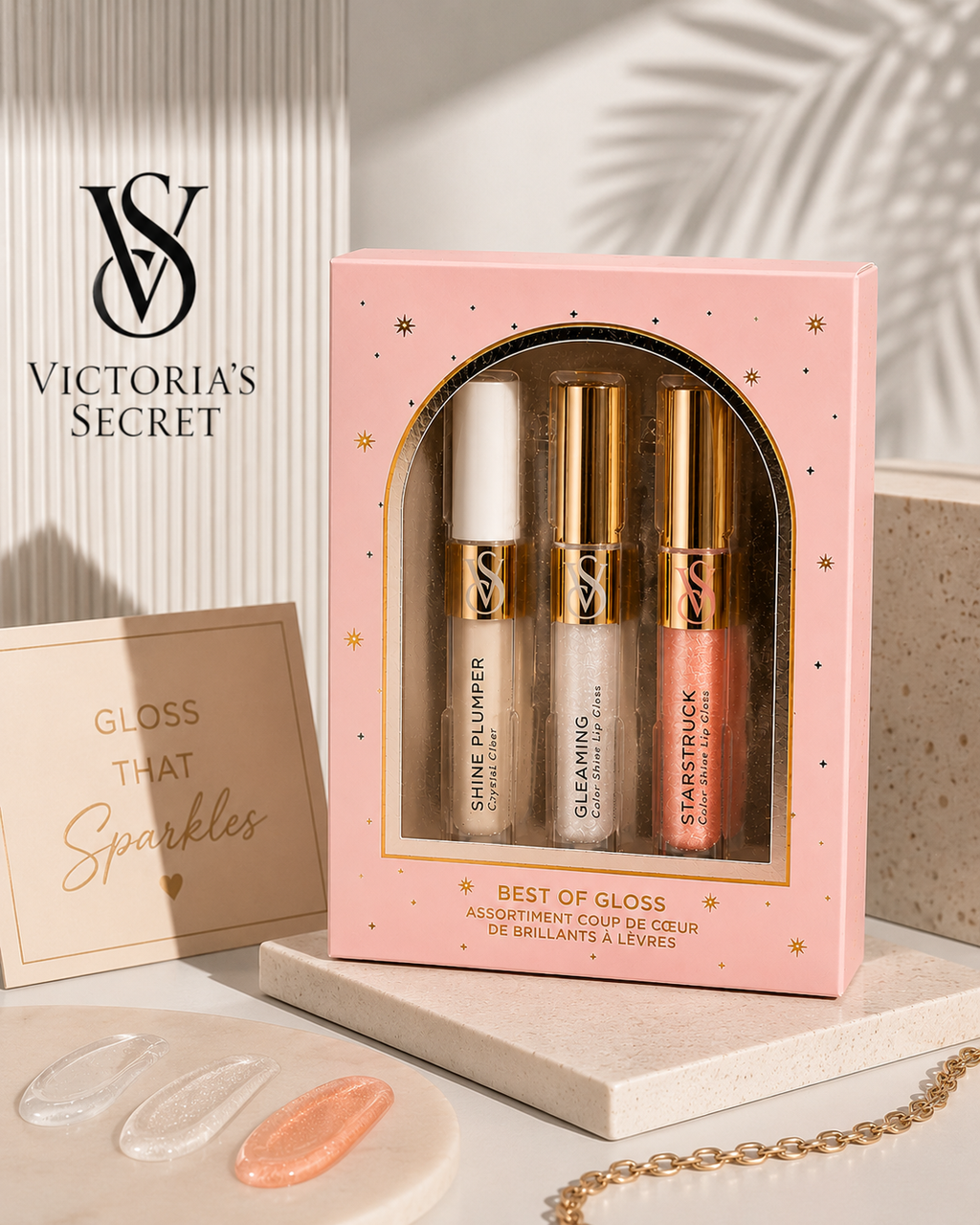 Victoria’s Secret Best of Gloss 3-Piece Lip Gloss Gift Set