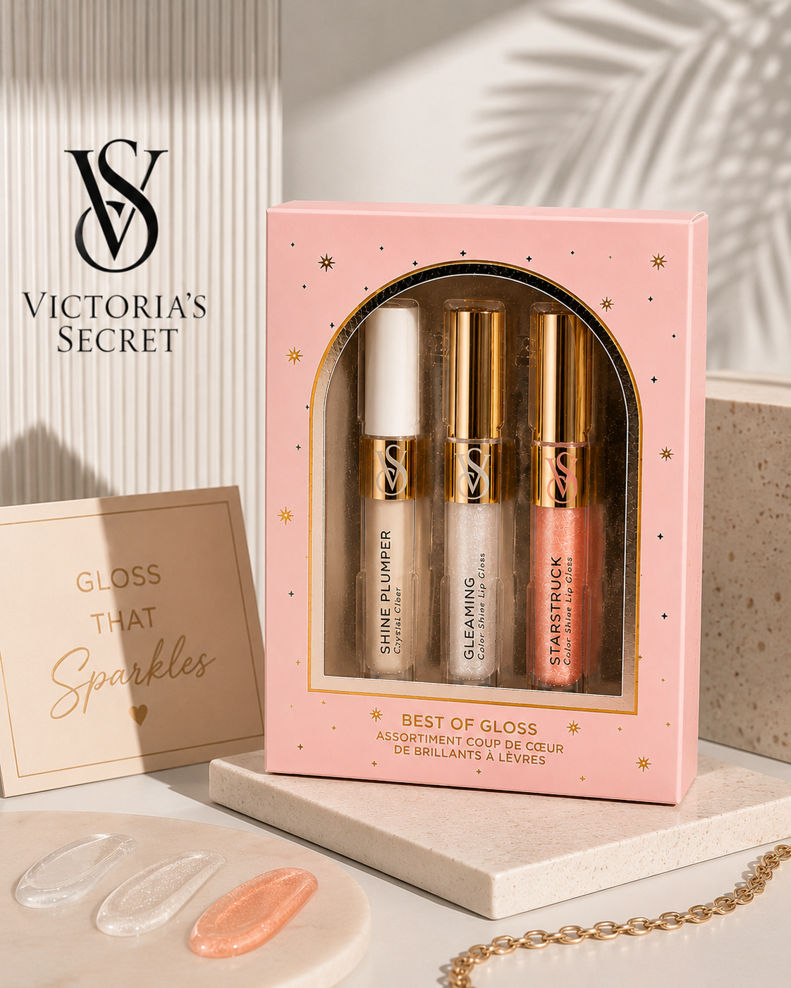 Victoria’s Secret Best of Gloss 3-Piece Lip Gloss Gift Set