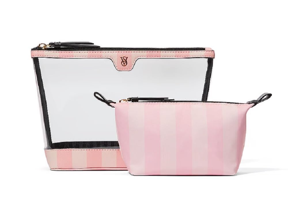 Victoria's Secret 2-Piece Makeup Bag Pouch Set
