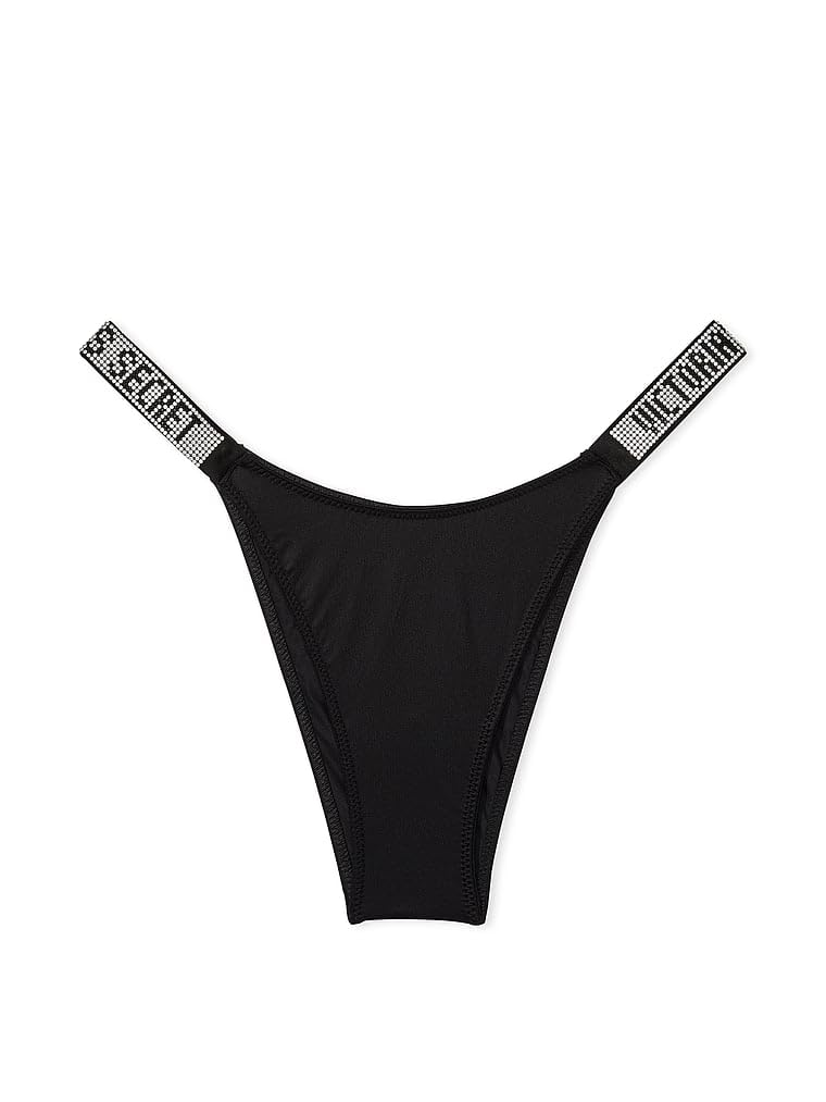 Victoria's Secret Women's Very Sexy Shine Strap Brazilian Underwear, Moderate Coverage Panties for Women (XS-XXL)