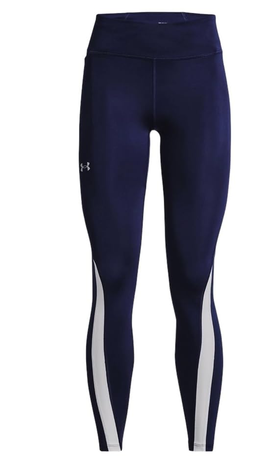 Women's UA Mileage Run Leggings Midnighth Navy/Halo Gray Reflective Small