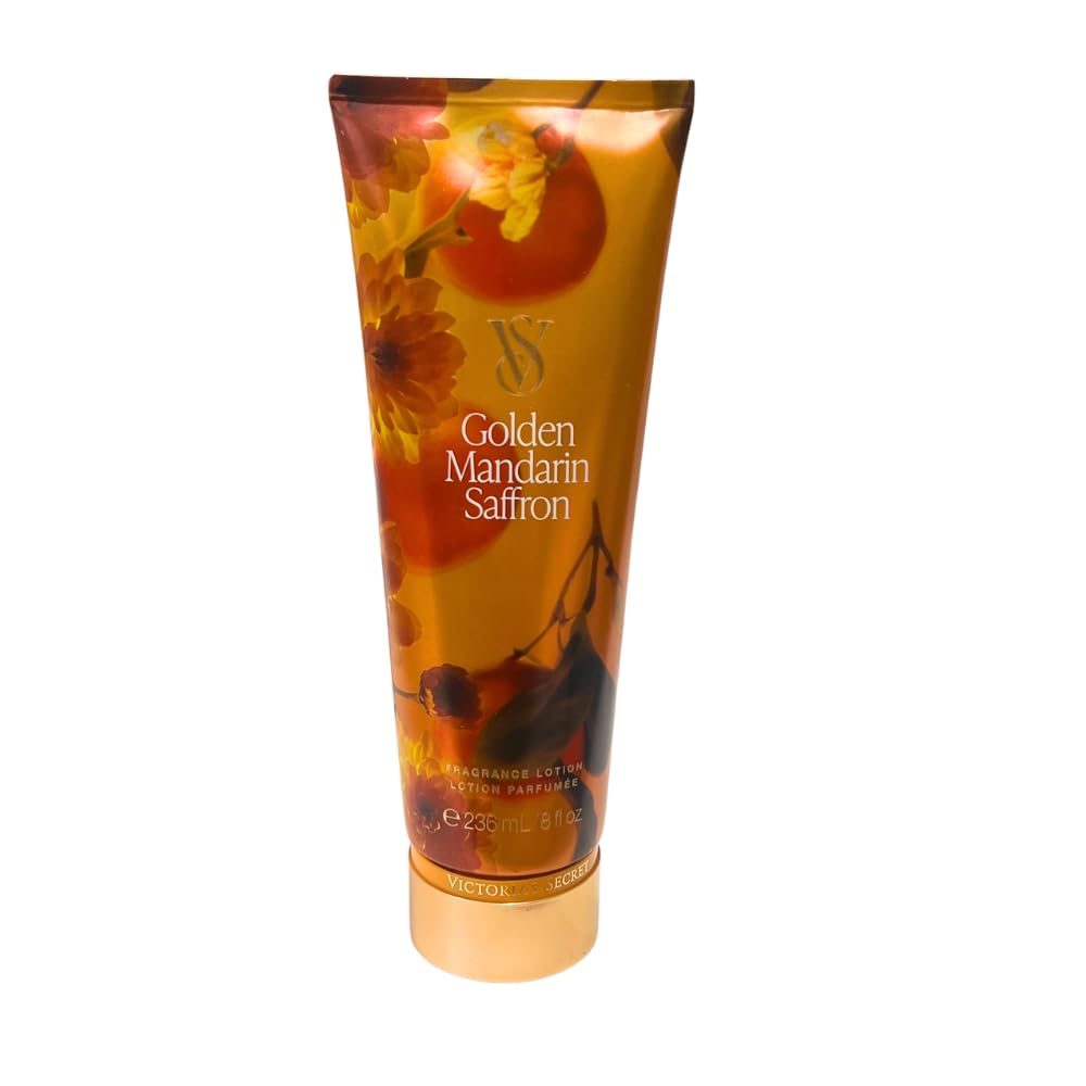 Victoria's Secret GOLDEN MANDARIN SAFFRON Fragrance Lotion for Women 8 fl oz