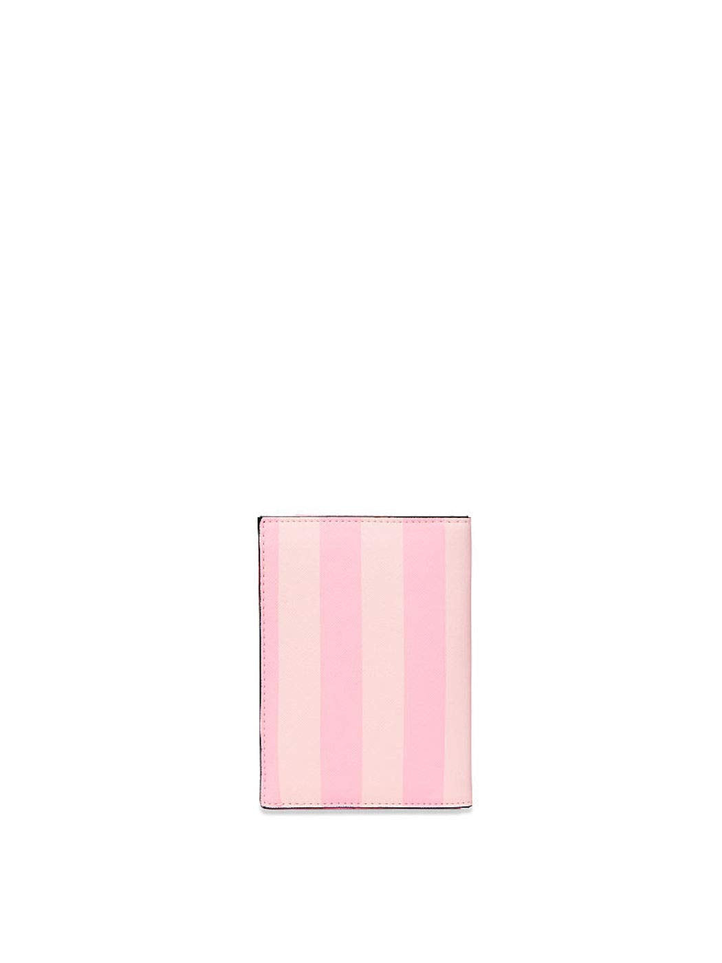 Victoria's Secret Pink Signature Stripe Passport Holder Wallet Card and ID Cases