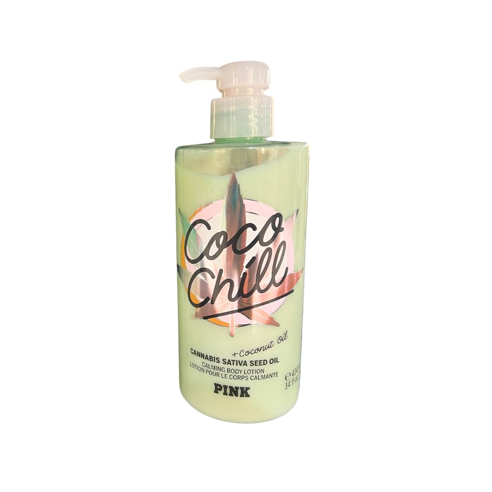 Victoria's Secret PINK COCO CHILL Body Care 2-piece Set - Exfoliating Body Wash & Calming Body Lotion