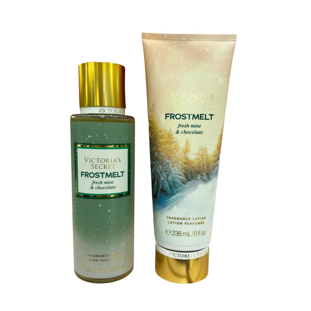 Victoria's Secret FROSTMELT Fragrance Mist & Lotion 2pc bundle for Women - Full Size