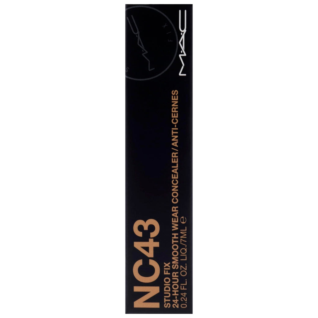 Studio Fix 24-Hour Smooth Wear Concealer - NC43 by MAC for Women - 0.24 oz Concealer