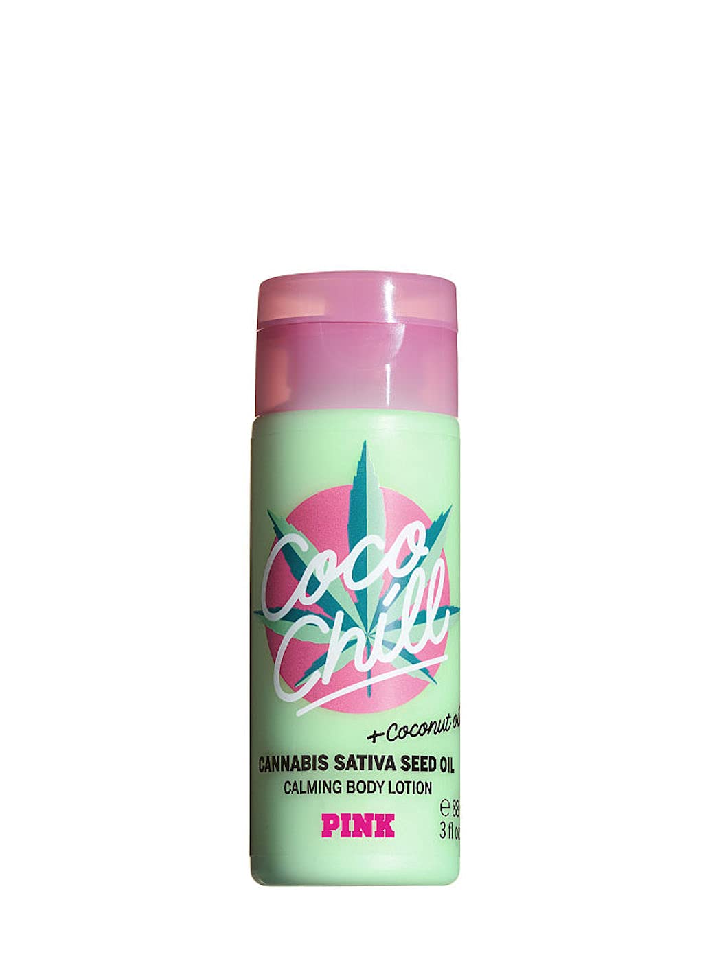 Victoria's Secret PINK Mini Coco Chill Lotion Hydrating Body Lotion 3 fl oz/ 88 mL (Coco Chill)