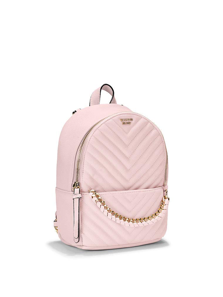 Victoria Secret Light Pink Small Backpack/Travel Bag Small - Zipper Front Pocket