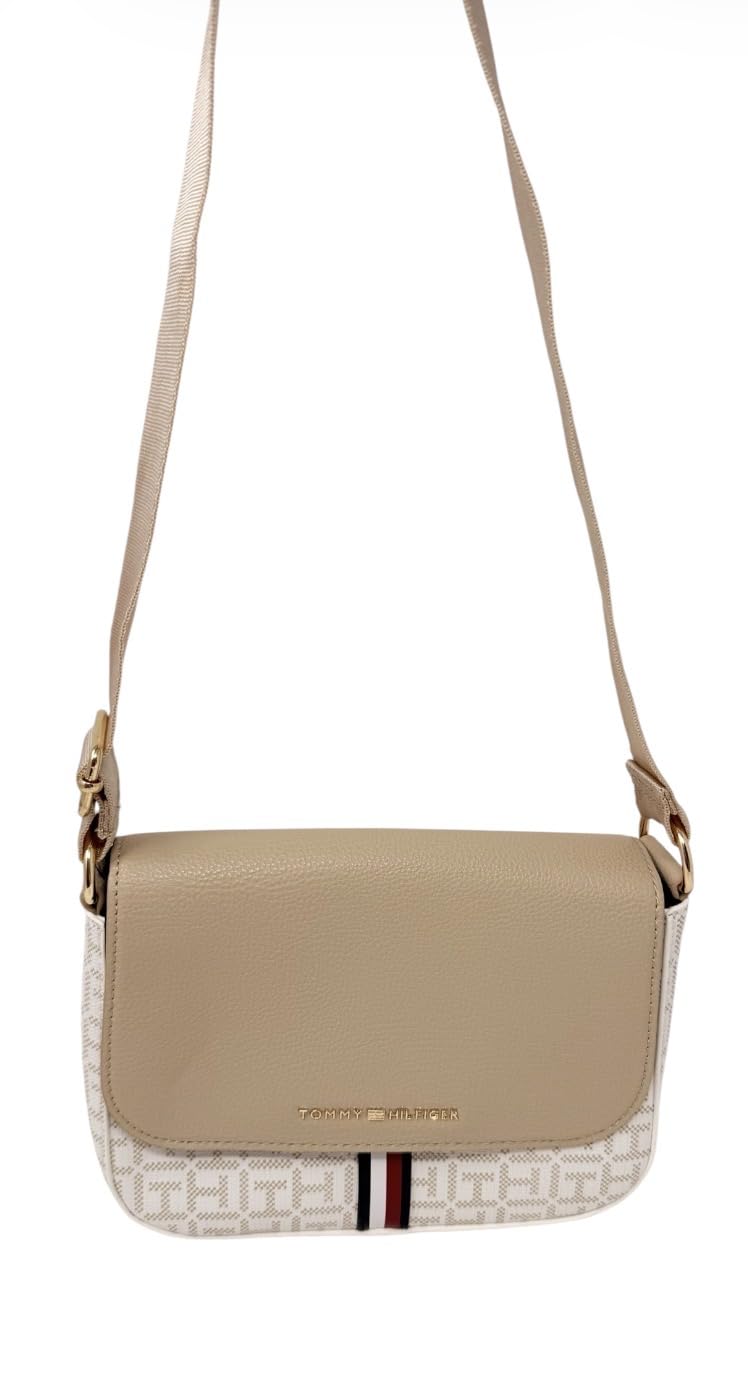 Tommy Hilfiger Women's Ruby II White Logo Crossbody