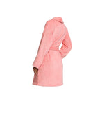 Victoria's Secret Short Cozy Robe Color Pink Logo New