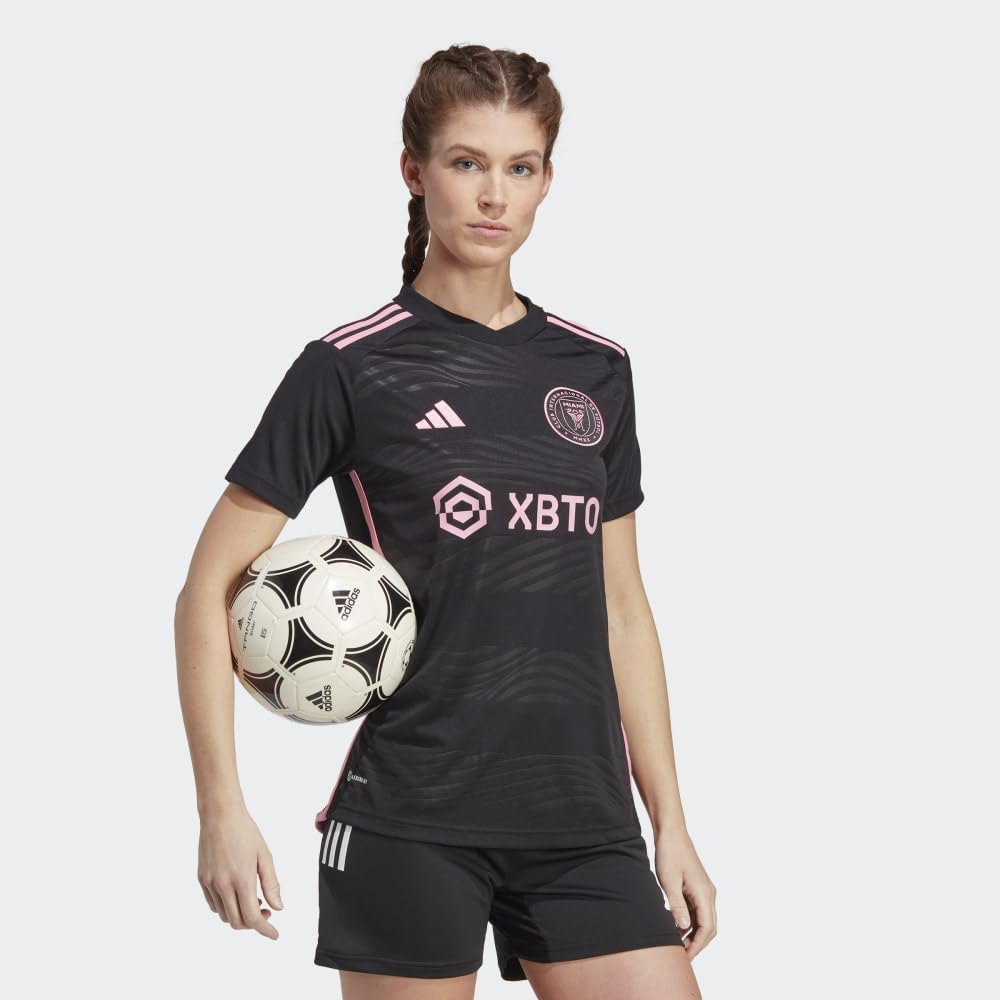 adidas Women's Soccer Inter Miami 23/24 Away Jersey - Stylish Design, AEROREADY Moisture-Wicking Fabric, Comfortable Fit (as1, Alpha, m, Regular, Regular)