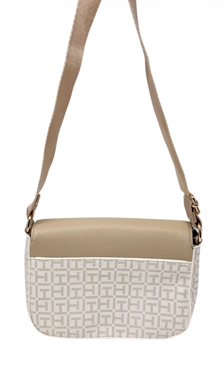 Tommy Hilfiger Women's Ruby II White Logo Crossbody