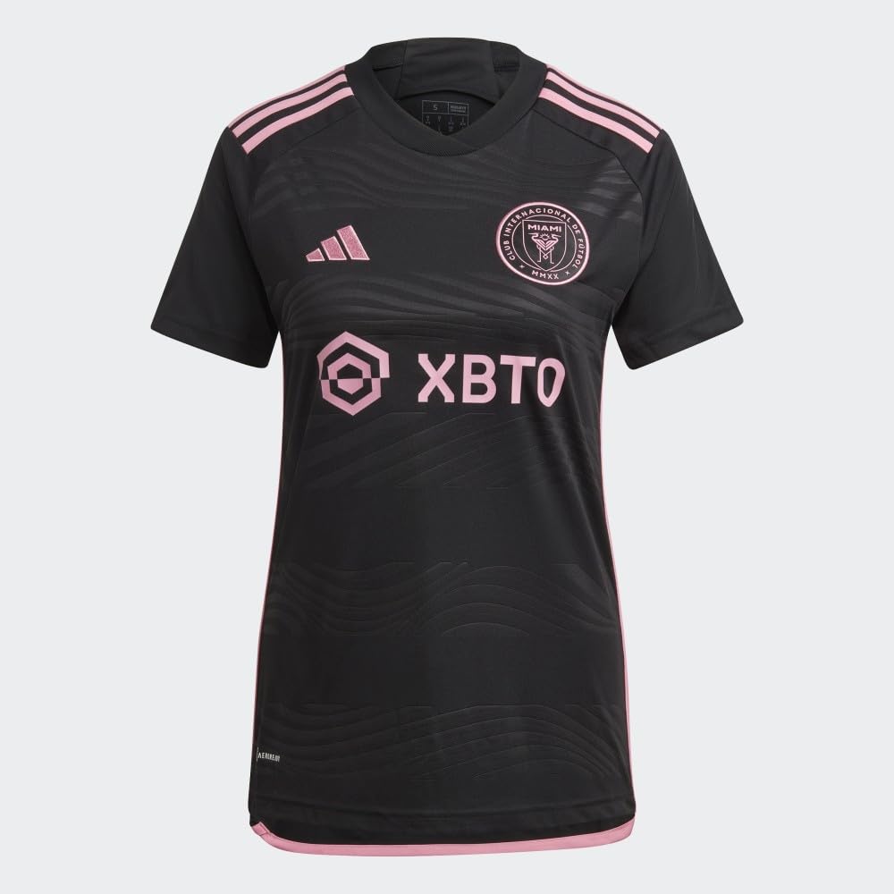 adidas Women's Soccer Inter Miami 23/24 Away Jersey - Stylish Design, AEROREADY Moisture-Wicking Fabric, Comfortable Fit (as1, Alpha, m, Regular, Regular)