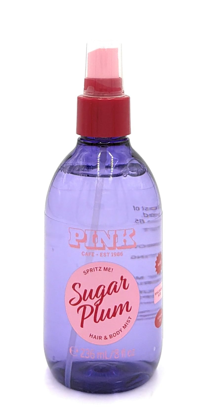 Victoria's Secret Pink Sugar Plum Hair & Body Mist 8 Fl Oz