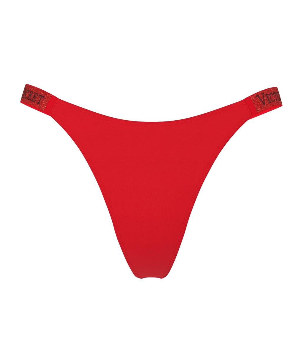 Victoria's Secret Very Sexy Shine Strap Thong, Lipstick, M
