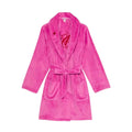 Victoria's Secret Short Cozy Robe, Robes for Women, PINK NEW PEONY (XS/S)