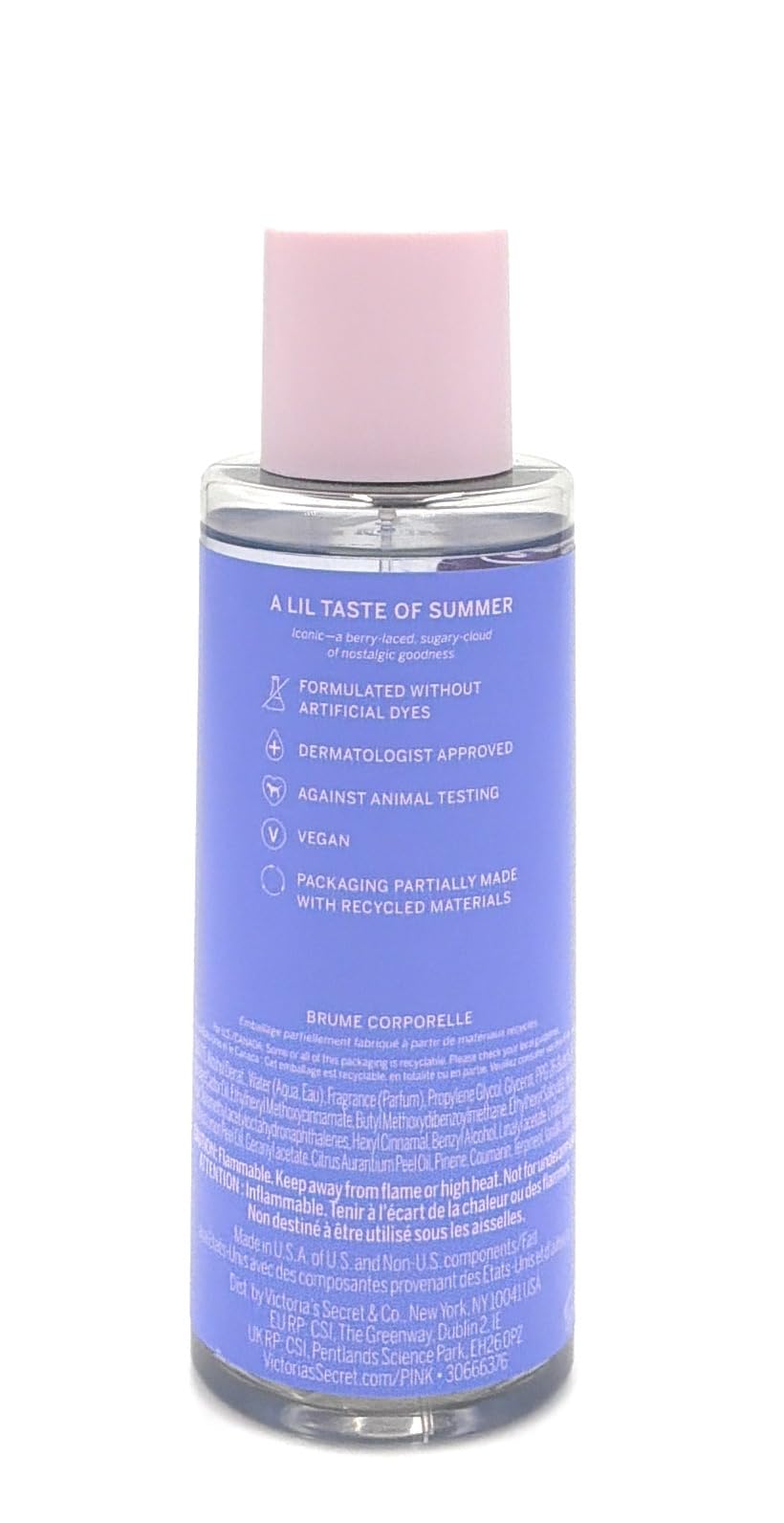 Victoria's Secret Pink Cotton Candy Fragrance Body Mist 8.4 Fl Oz