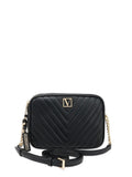 Victoria's Secret The Victoria Top Zip Crossbody Bag Black