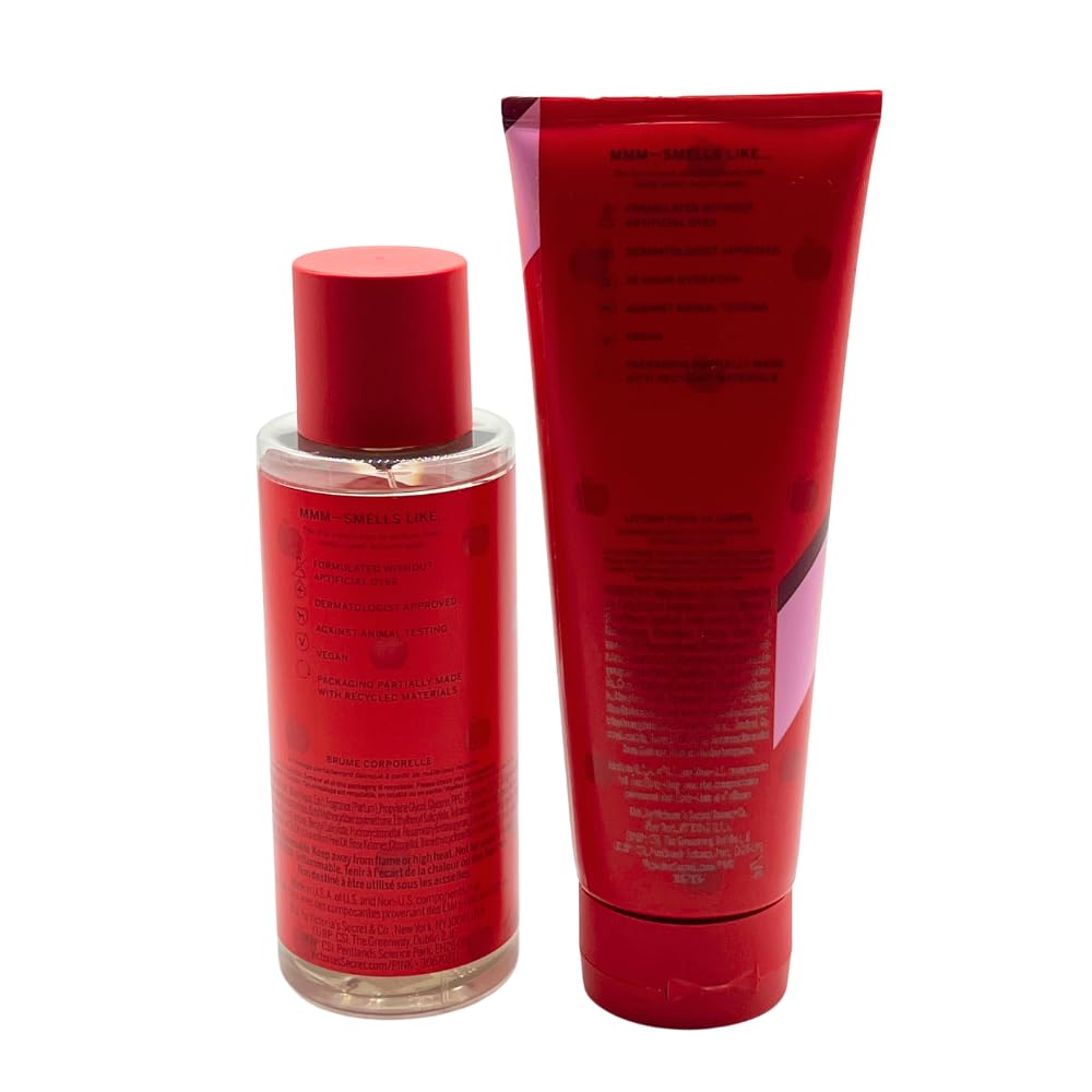 Victoria's Secret PINK APPLE CRISP Body Mist & Lotion 2-piece Set - 2025 LIMITED Edition – Fall Scent Collections