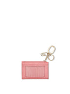 Victoria's Secret Foldover Card Wallet Keychain Pink ID Holder New