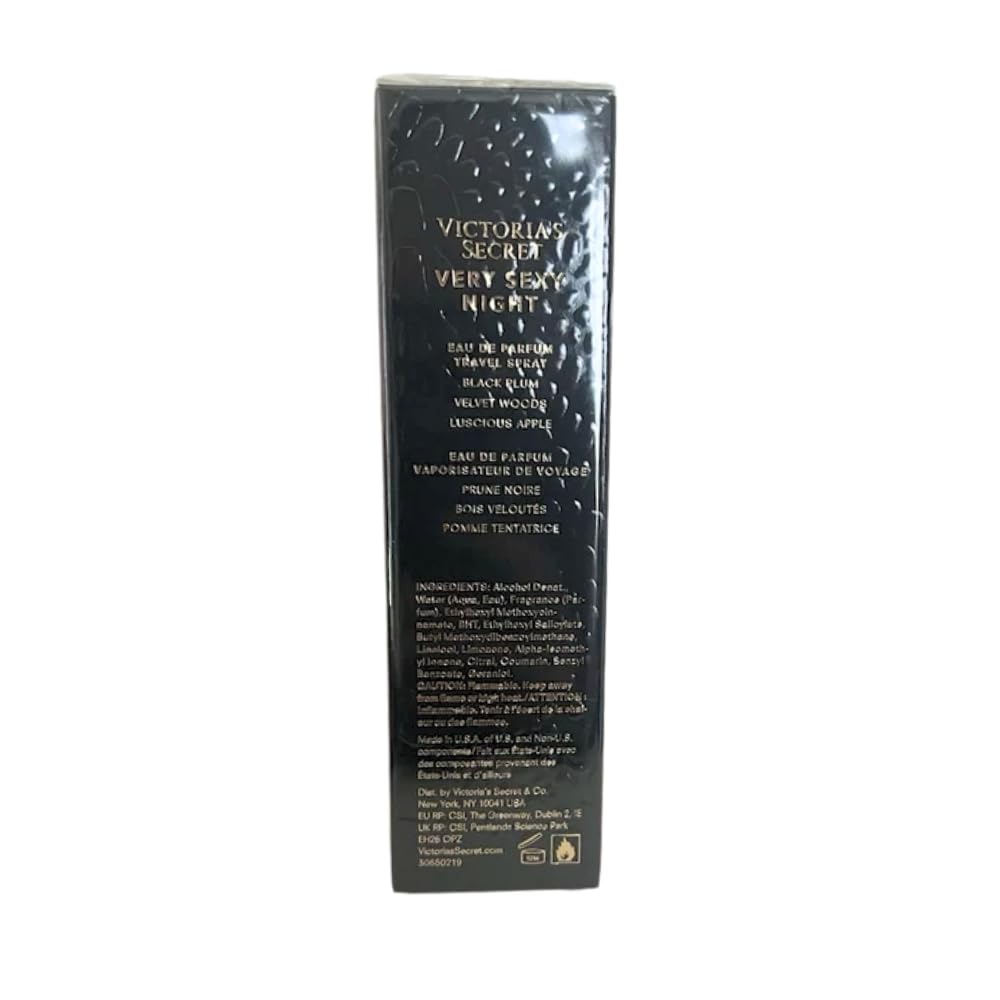 Victoria's Secret VERY SEXY NIGHT Eau de Parfum Travel Spray 0.23 fl oz for Women