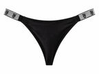 Victoria's Secret Shine Strap Very Sexy Lace Thong Panty Color Black New, Pink
