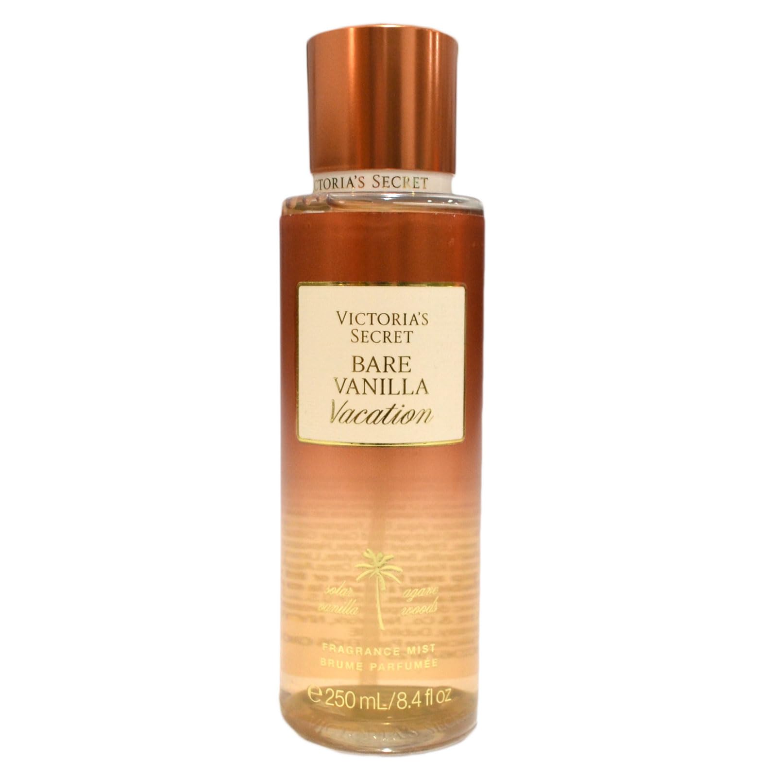 Victoria's Secret Bare Vanilla Vacation Fragrance Mist 8.4 Fl Oz