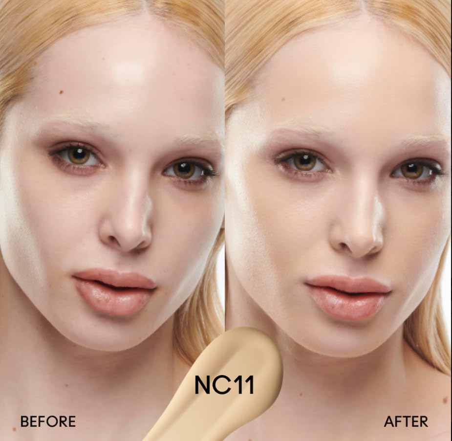 M.A.C Studio Radiance Serum Powered Foundation - NC11 (Lightest beige with golden undertone for lightest skin)1 Fl Oz/30 mL
