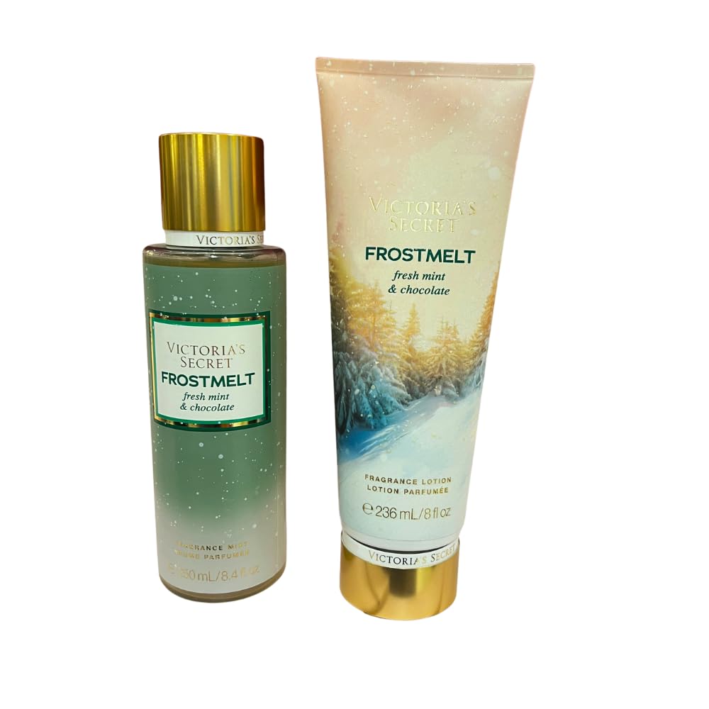 Victoria's Secret FROSTMELT Fragrance Mist & Lotion 2pc bundle for Women - Full Size