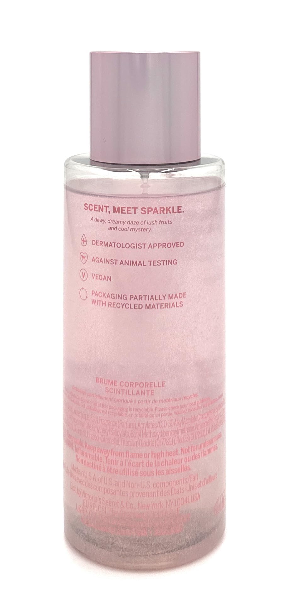 Victoria's Secret Pink Love Shimmer Secret Crush Scented Body Mist 8.4 Fl Oz