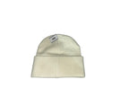 Victoria's Secret Pink Rib Knit Rhinestone Beanie Beige Ivory New