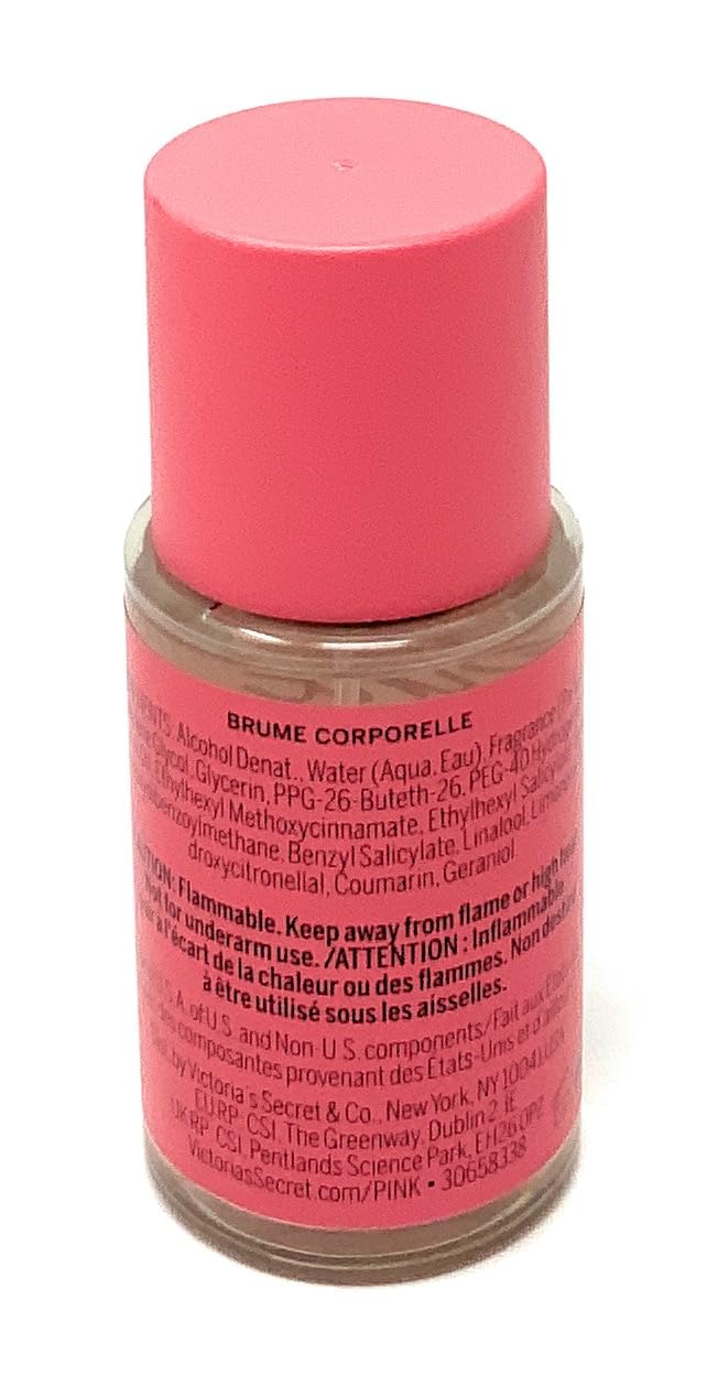 Victoria's Secret PINK Body Mist Pink Macaron 2.5 fl oz Travel size