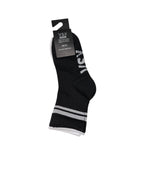 Victoria's Secret VSX Reflective Logo Crew Socks 2-Pack White & Black One Size New
